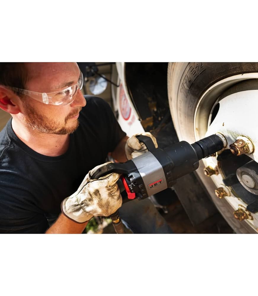Jet 1-Inch D-Handle Impact Wrench, 2200 ft-lbs, 5500 RPM